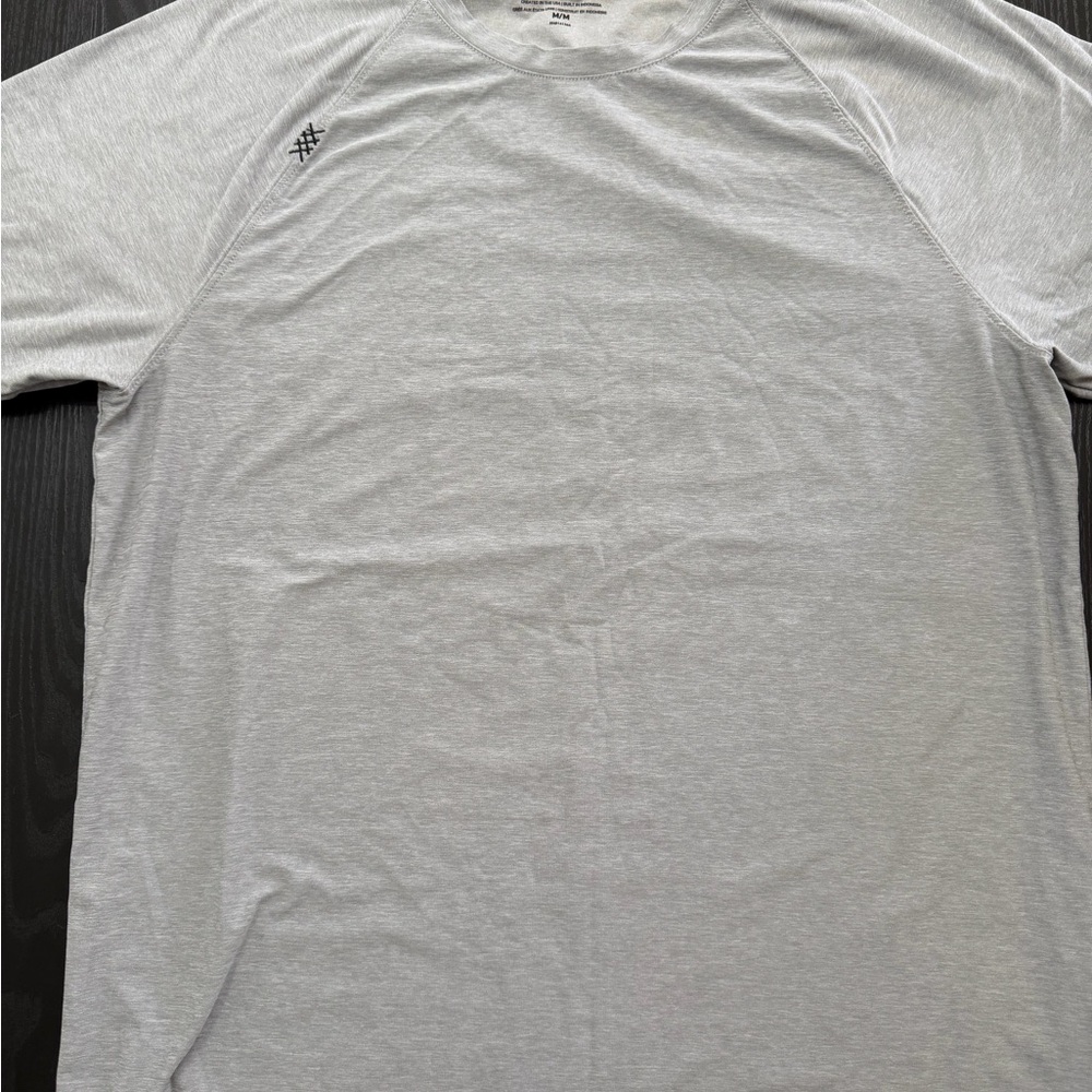 RHONE Light Gray Short Sleeve Tee